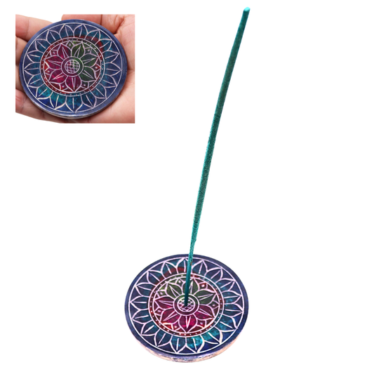 LOTUS SOAPSTONE INCENSE HOLDER